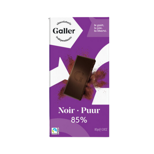 Galler 85% Dark Chocolate Block - 80g