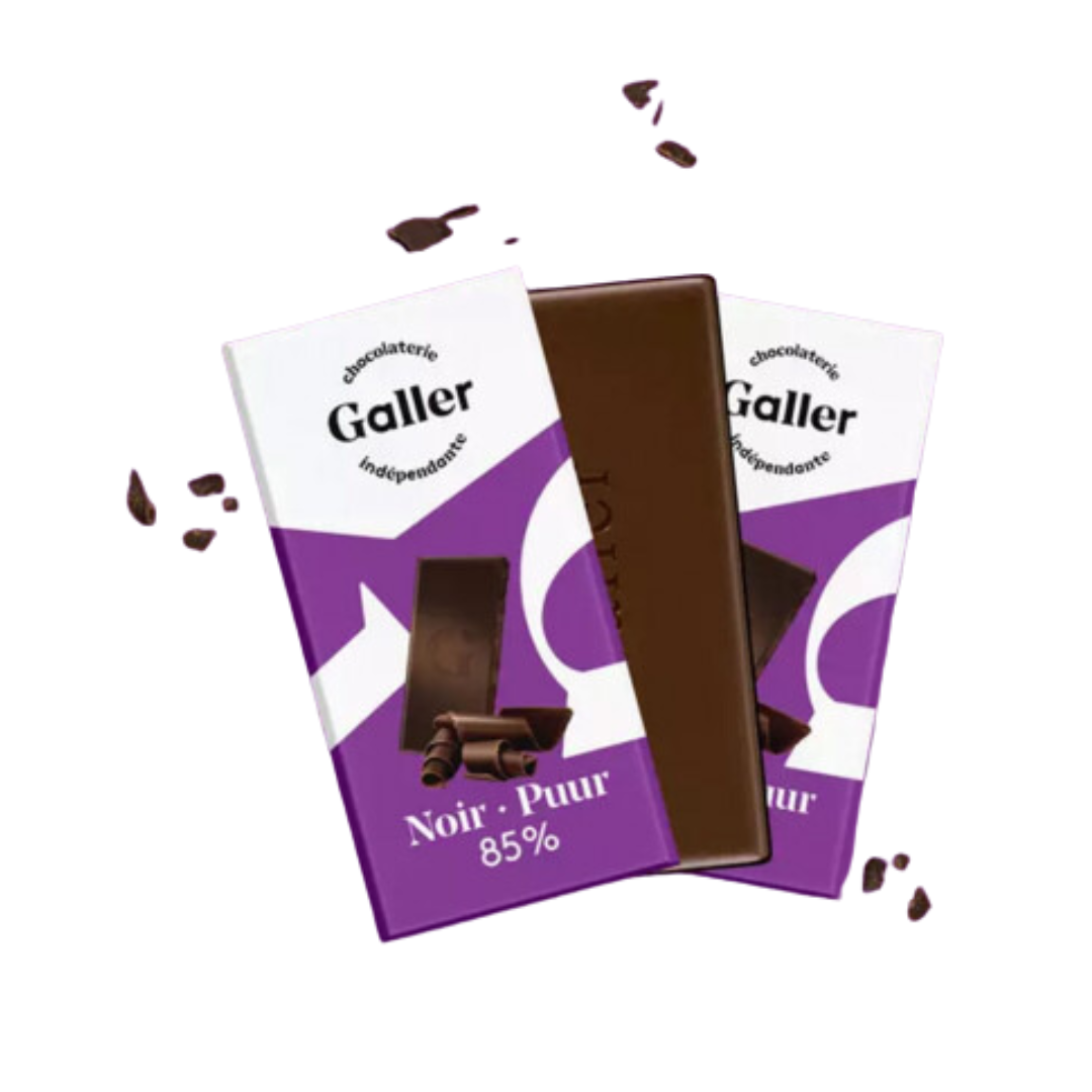 Galler 85% Dark Chocolate Block - 80g