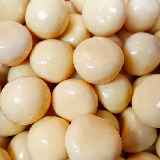 White Chocolate Coated Raspberries
