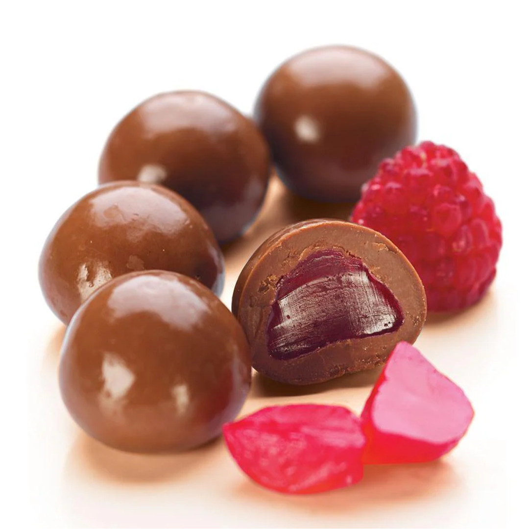Milk Chocolate Coated Raspberries 