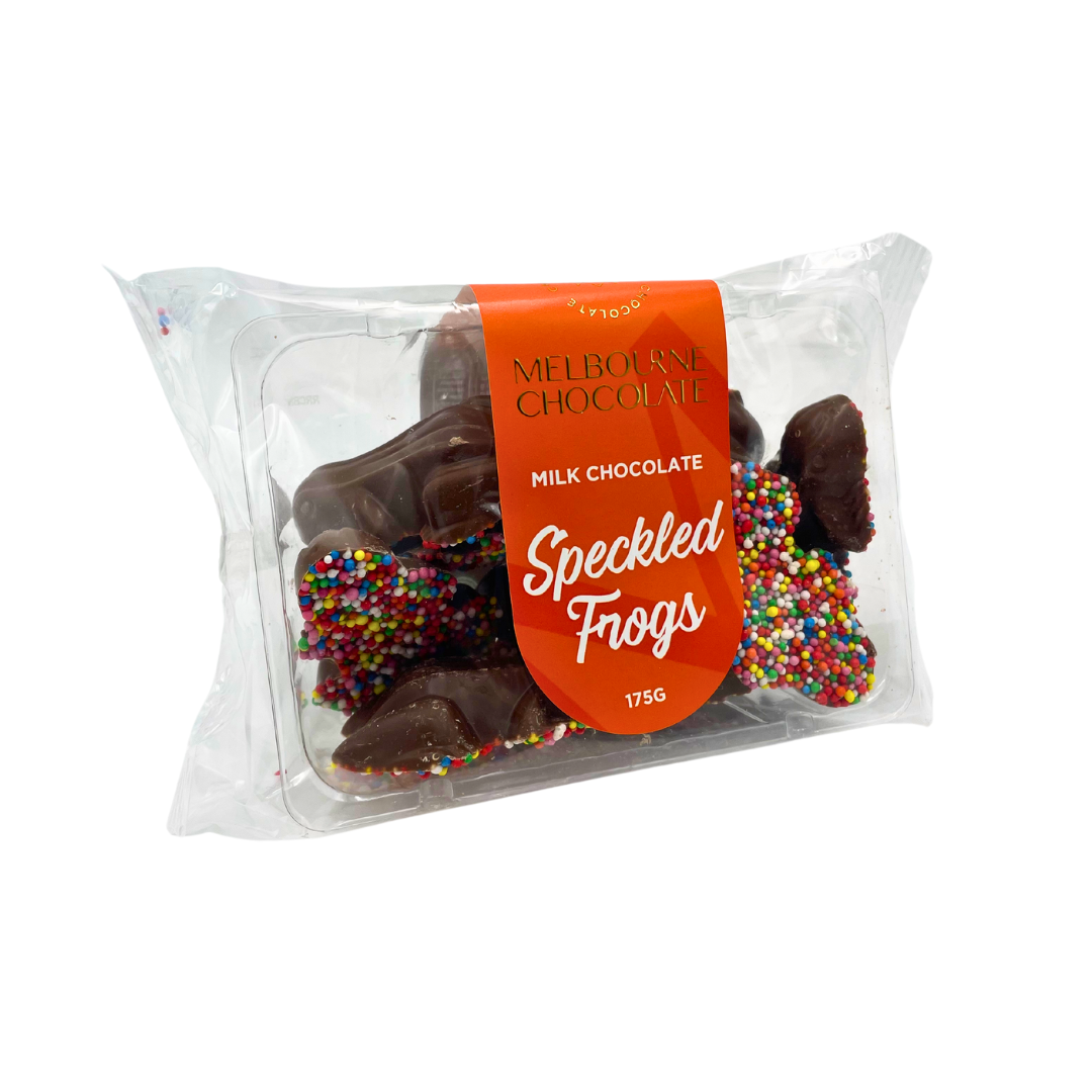 Melbourne Chocolate Speckled Frogs - 175g
