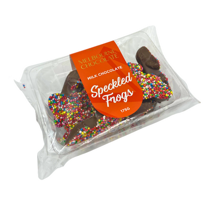 Melbourne Chocolate Speckled Frogs - 175g