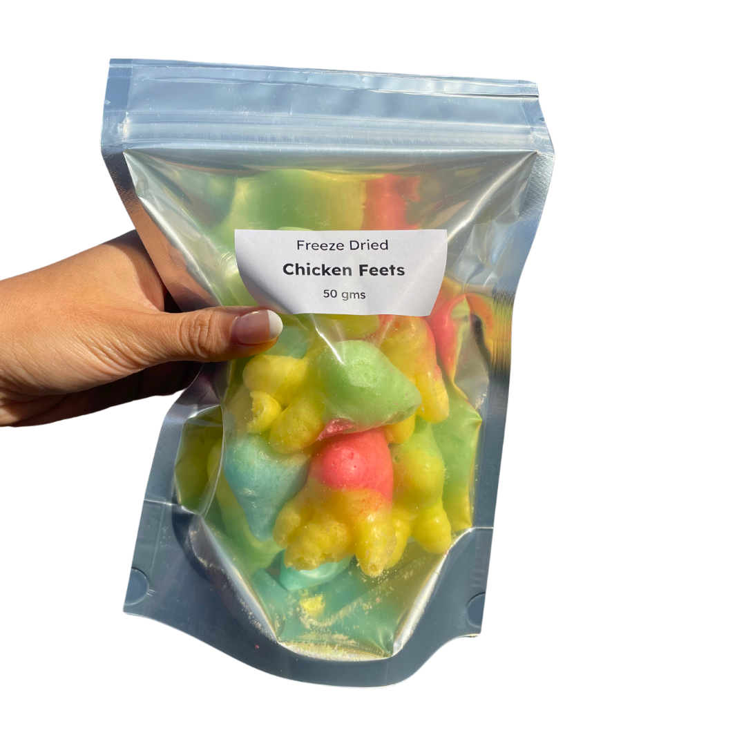 Freeze Dried Chicken Feets - 50g