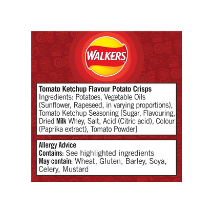 Walkers Crisps Tomato Ketchup - 32.5g