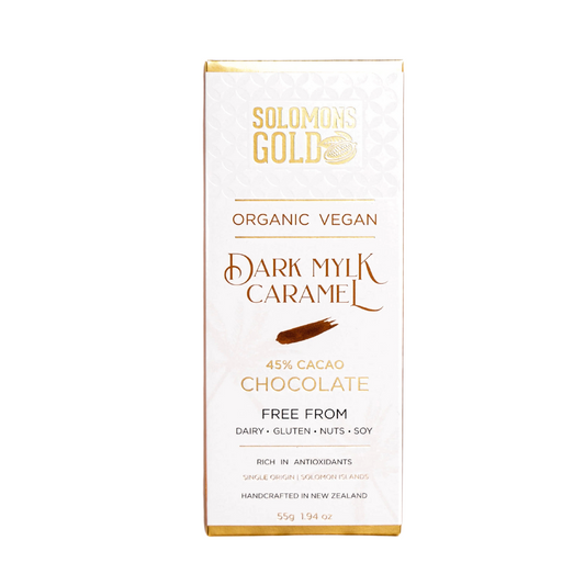 Solomons Vegan 45% Dark Mylk Caramel Chocolate - 55g