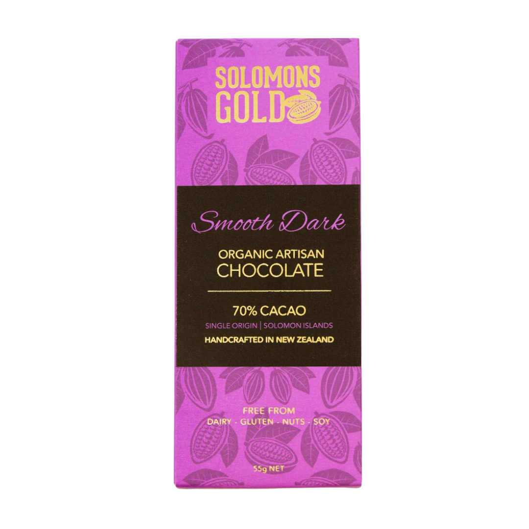 Solomons Vegan 70% Smooth Dark Chocolate - 55g