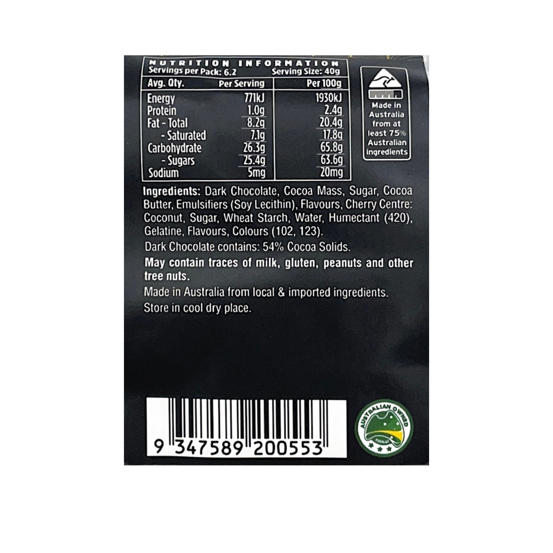Dark Chocolate Cherry Bites - 250g