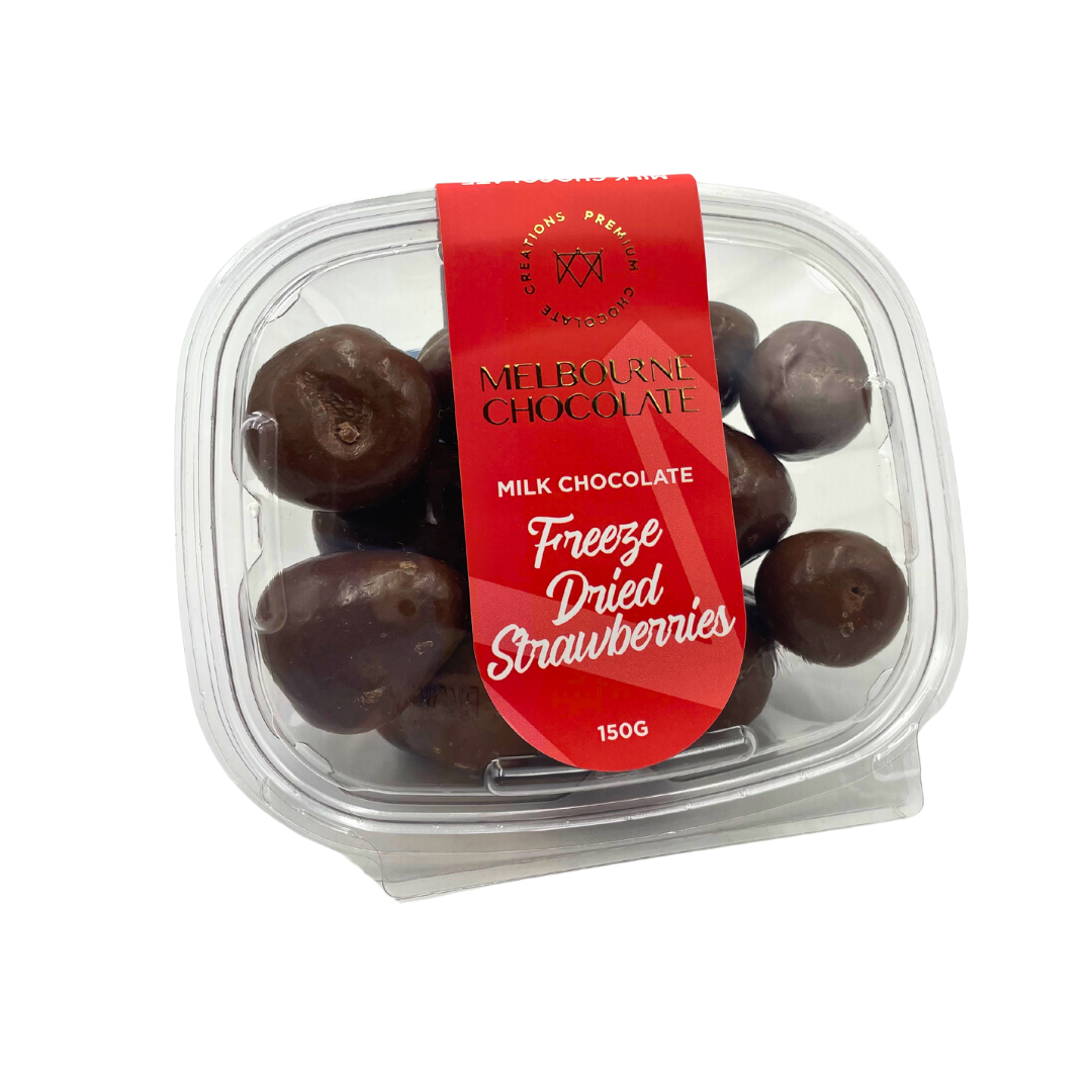 Dark Chocolate Freeze Dried Strawberries - 150g – Sweet As