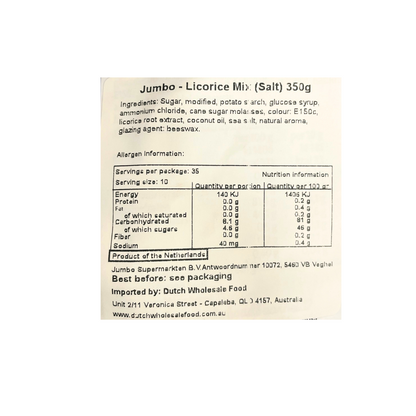 Jumbo Drop Mix Zout - 350g