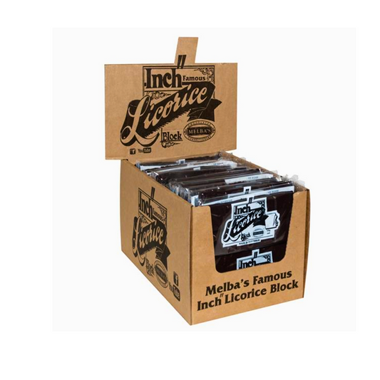 Inch Licorice Block Bulk - 40 bars