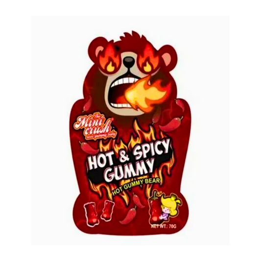 Hot & Spicy Gummy Bears - 70g