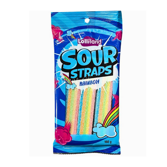 Lolliland Sour Straps Rainbow - 160g