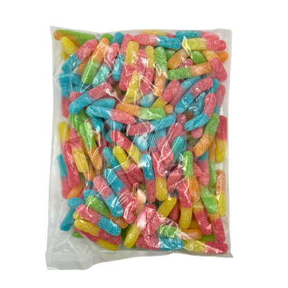 Kandy Man Sour Neon Worms - 1kg