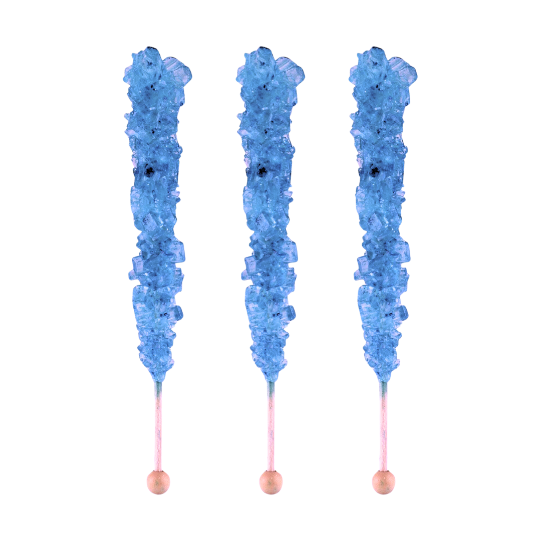 Sweet Candy Raspberry Sticks Sweet As | Raspberry Crystal Candy Sticks - 5 piece