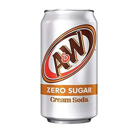 A&W Cream Soda Zero Sugar - 355ml