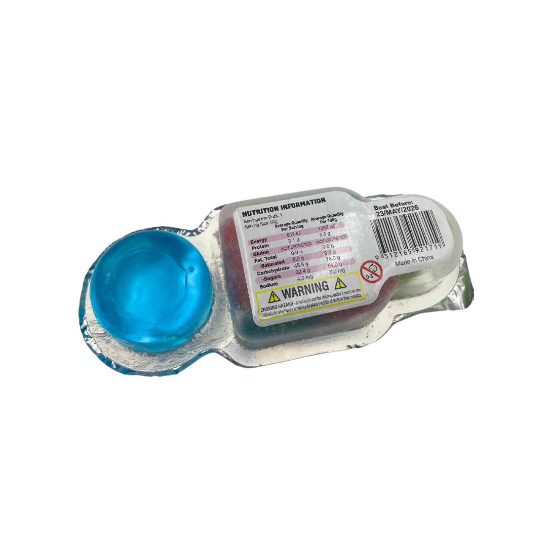 Rainbow Worm Dipperz Blue Raspberry - 60g
