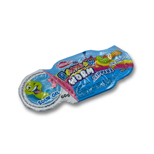 Rainbow Worm Dipperz Blue Raspberry - 60g