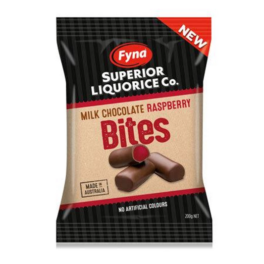 Fyna Milk Chocolate Raspberry Bites