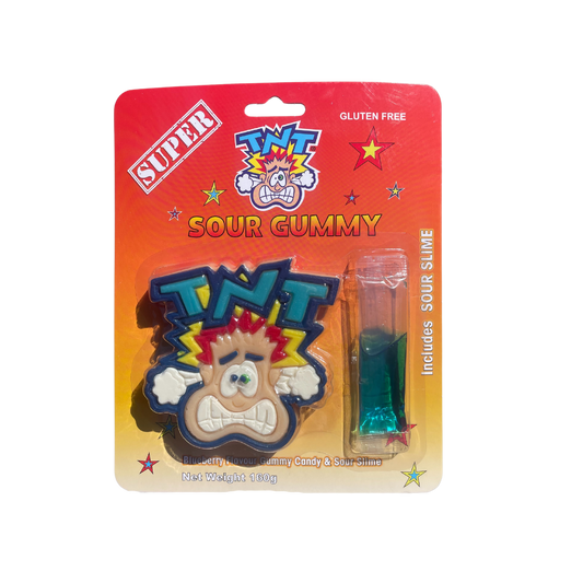 TNT Super Sour Gummy and Sour Slime 160g