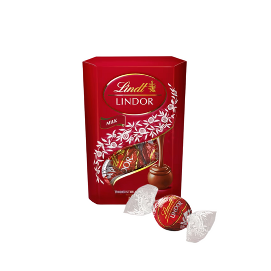 Lindt Lindor Milk Chocolate Mini Cornet - 4 Piece 50g