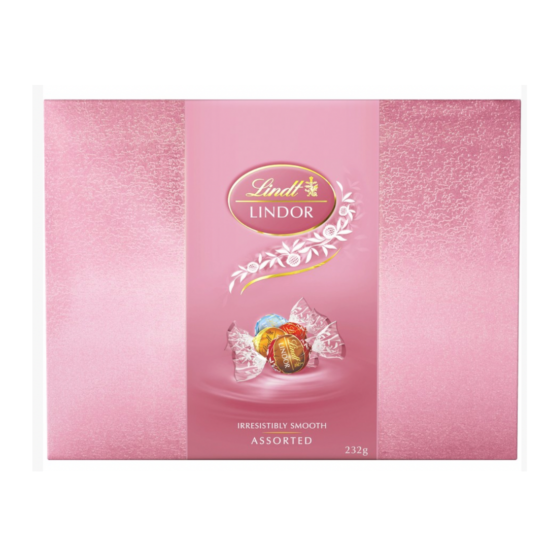Lindor ASSORTED Pink Box - 232g