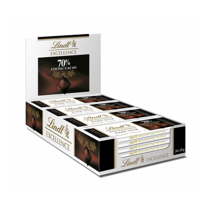 Lindt Excellence / 70% Dark /  24 x 35g bar