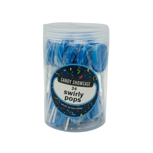 Swirly Pops - 24 Pack / Blue