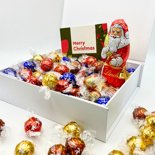 Lindt Lindor Luxury Gift Hamper Chocolate Santa Christmas