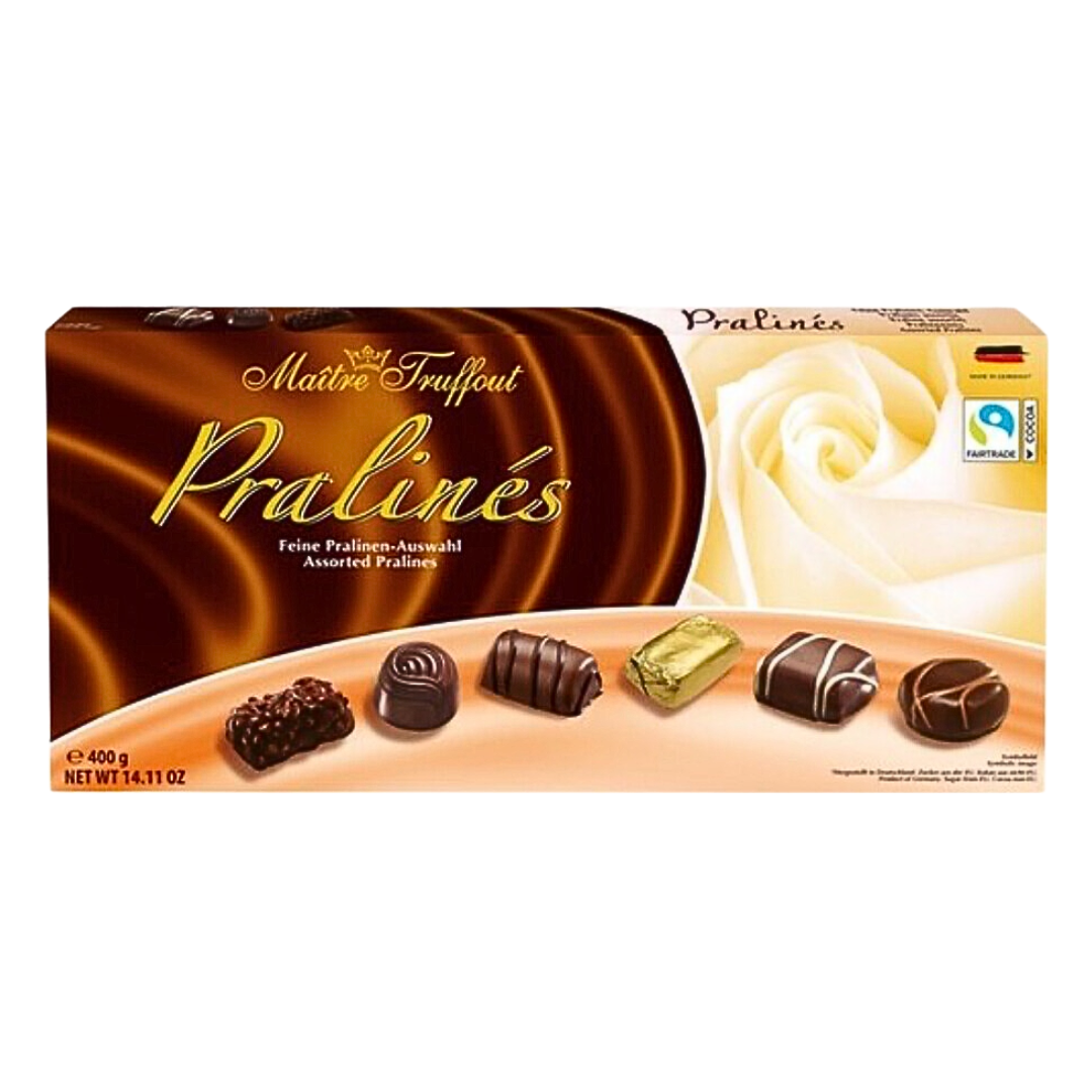 Maitre Truffout Chocolate Pralines 400g (Exquisite)