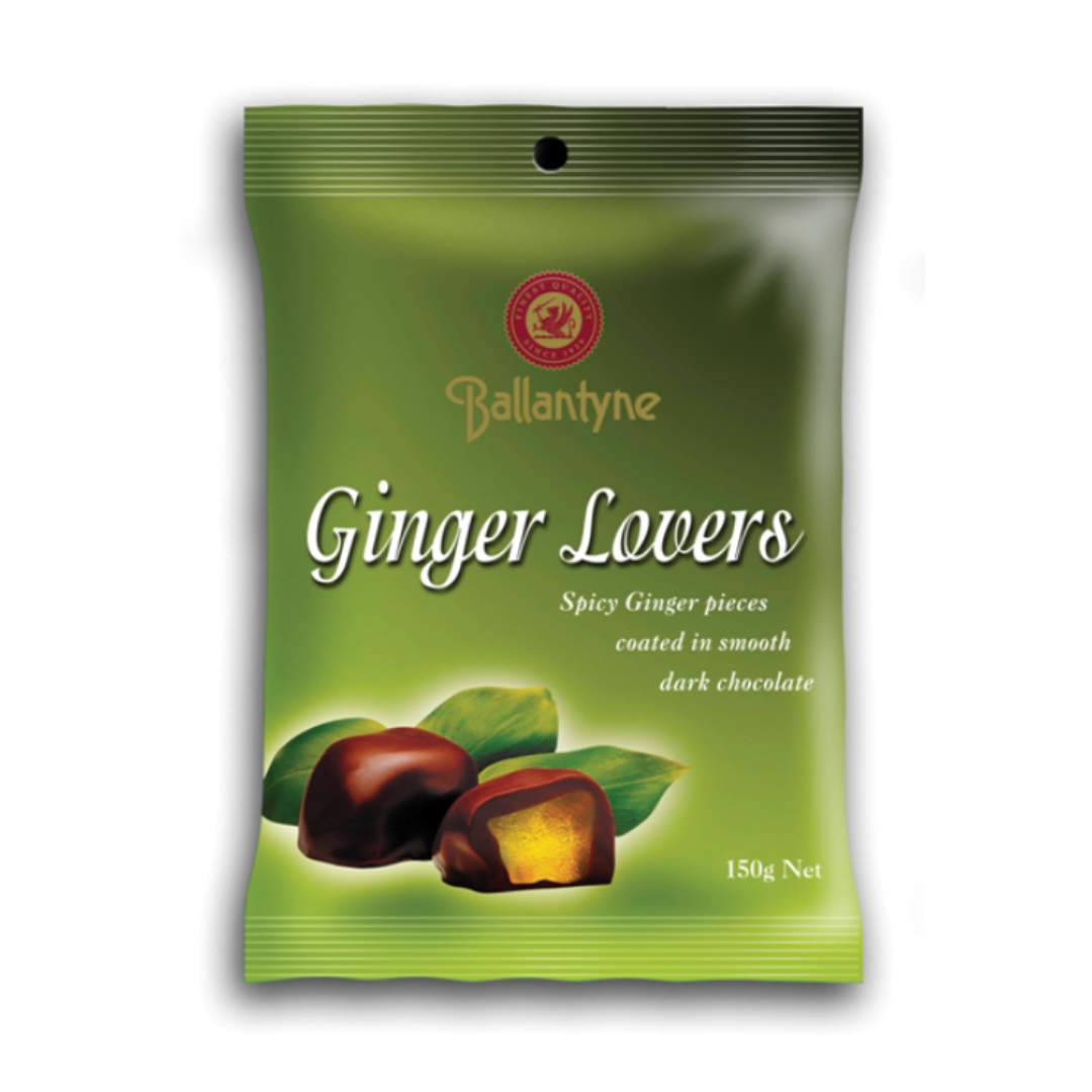 Ballantyne Ginger Lovers - Dark Choc Ginger 150g