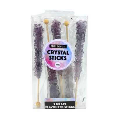 Candy Showcase Crystal Sticks 5 pack / VARIOUS FLAVOURS