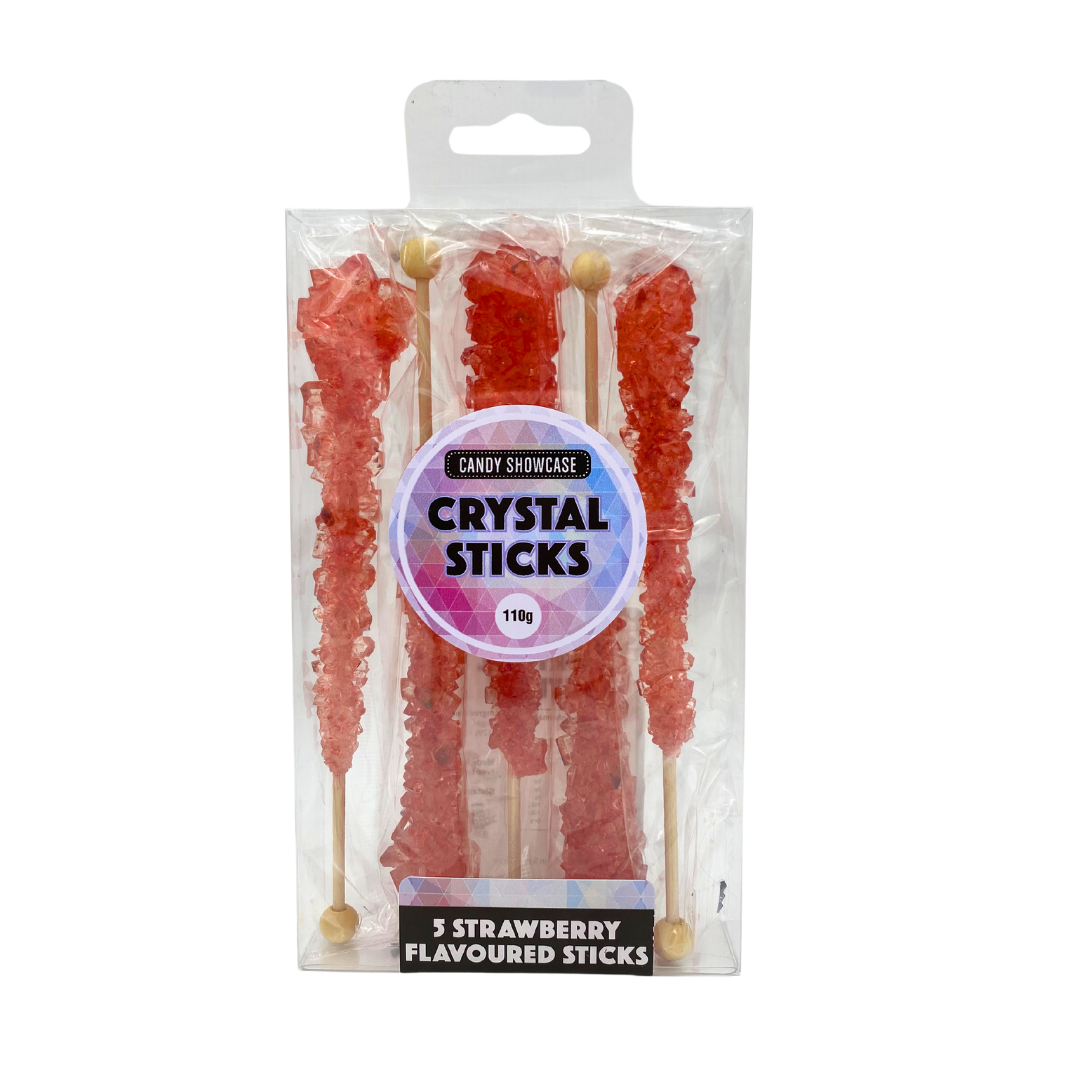 Candy Showcase Crystal Sticks 5 pack / VARIOUS FLAVOURS