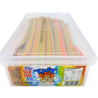 TNT Multicolor Sour Straps / 200 pack