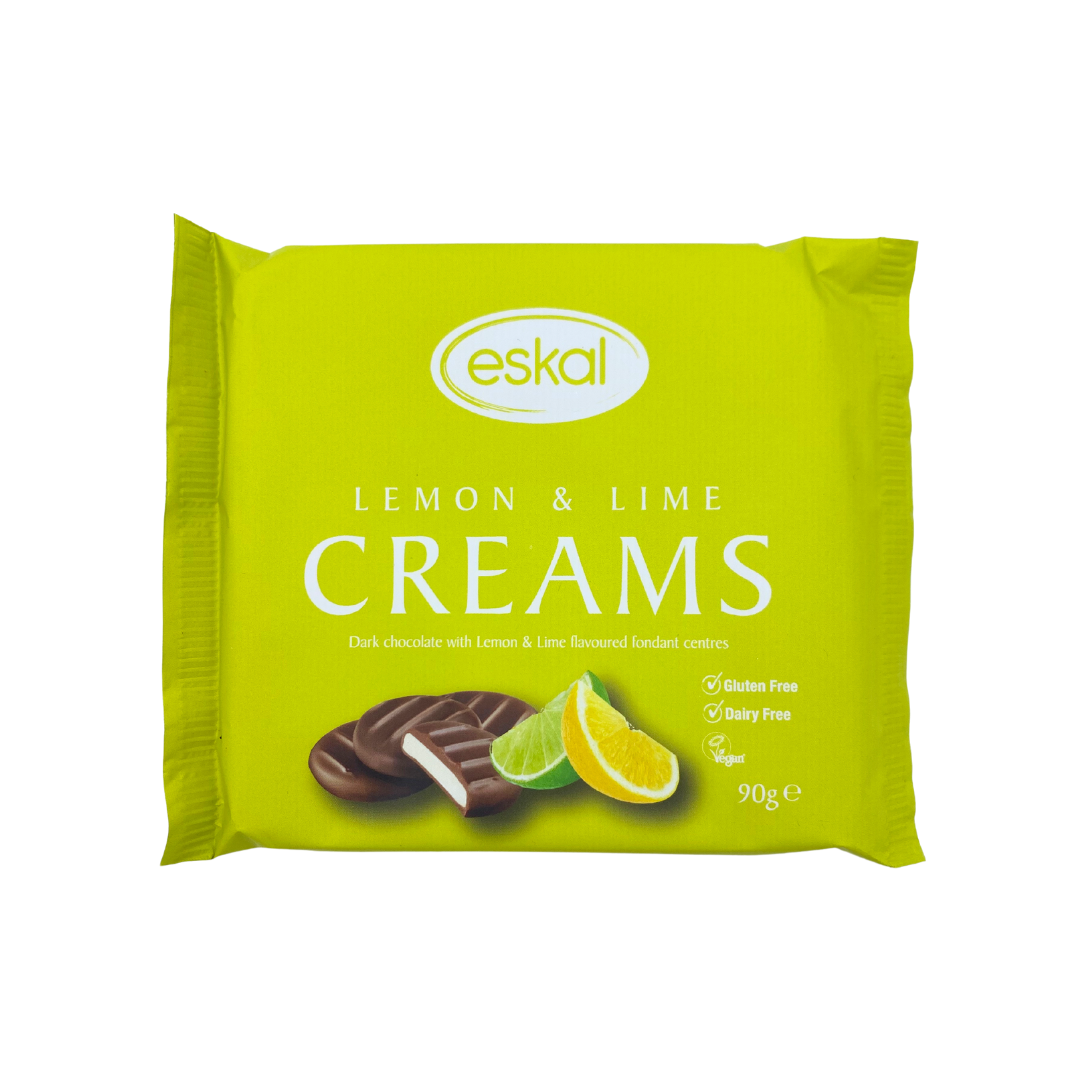 Eskal Lemon & Lime Creams 90g