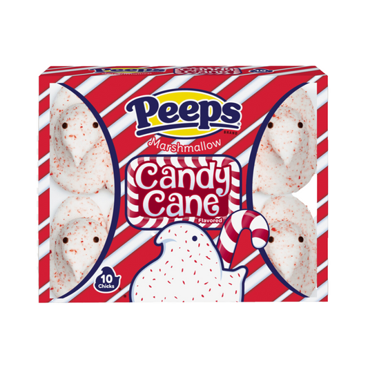 Peeps Marshmellow Chicks / Candy Cane Flavour / 10 pack