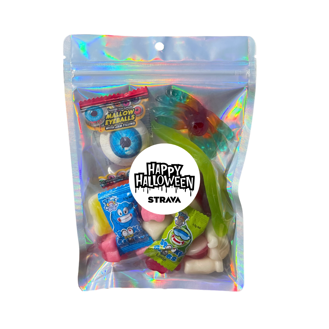Personalised Halloween Lolly Bag 140g (Min 24)