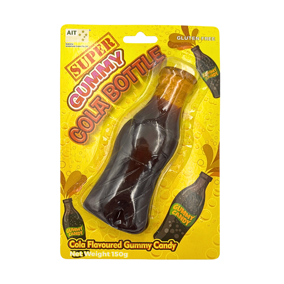 Super Sized Gummy Cola Bottle 150g – Sweet As
