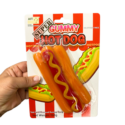 Super Sized Gummy Hot Dog 150g