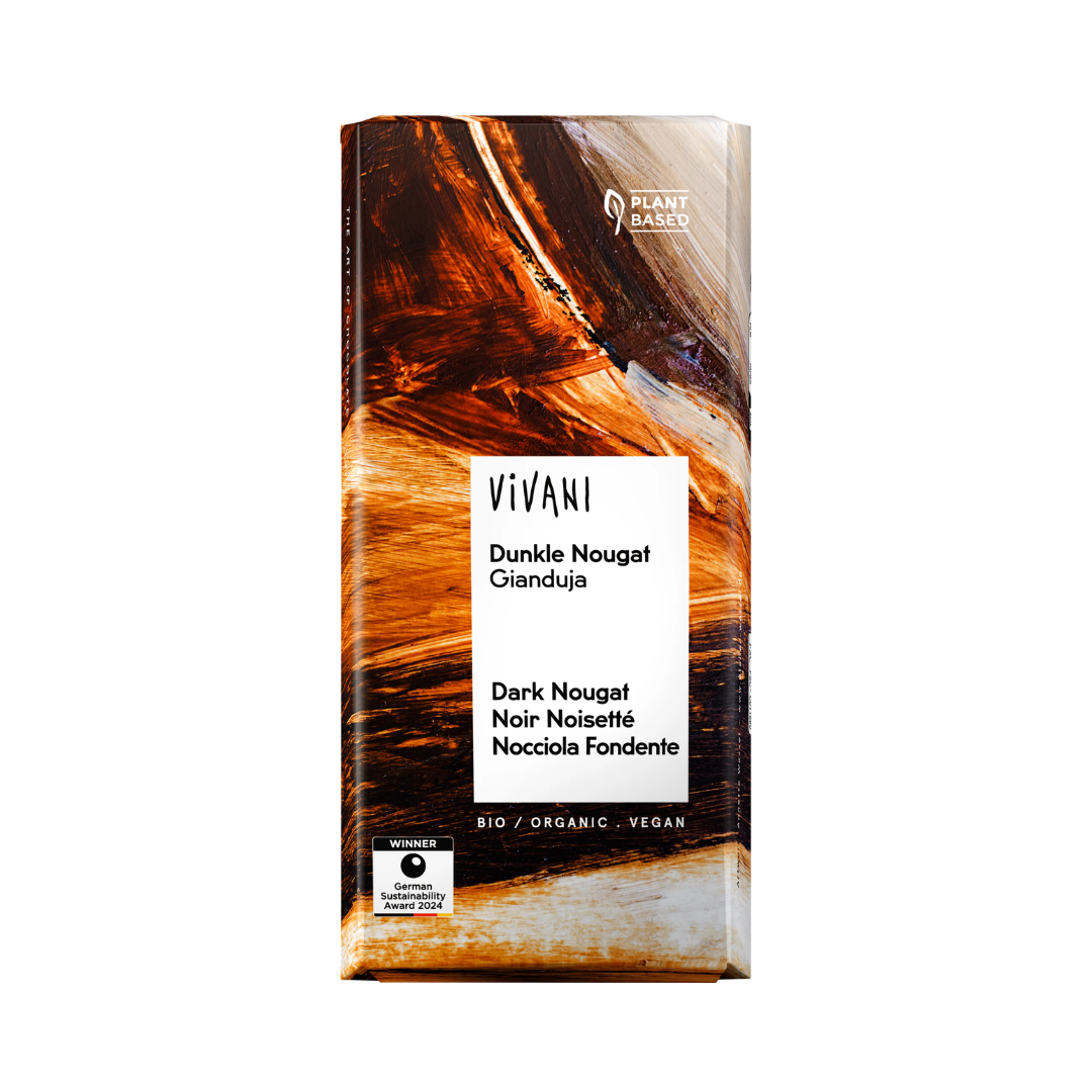 Vivani Organic Dark Nougat Chocolate (Vegan) 100g