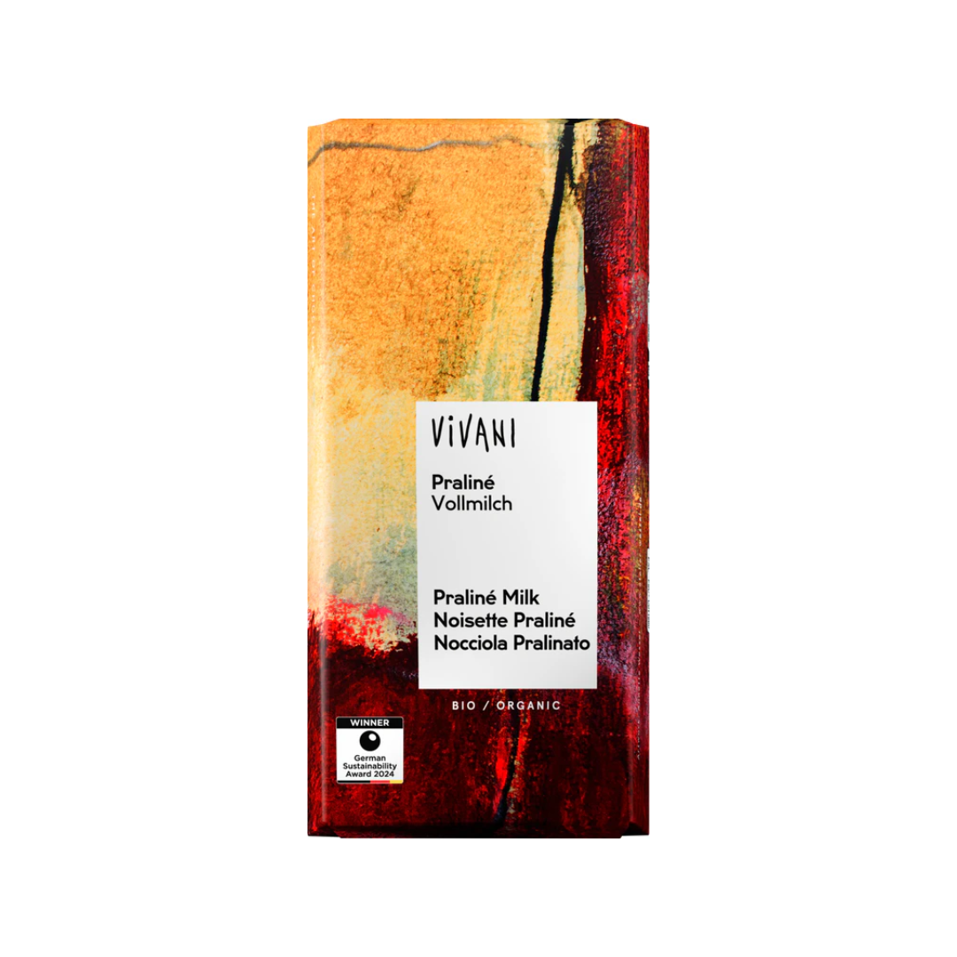 Vivani Organic Praliné Milk Chocolate 100g