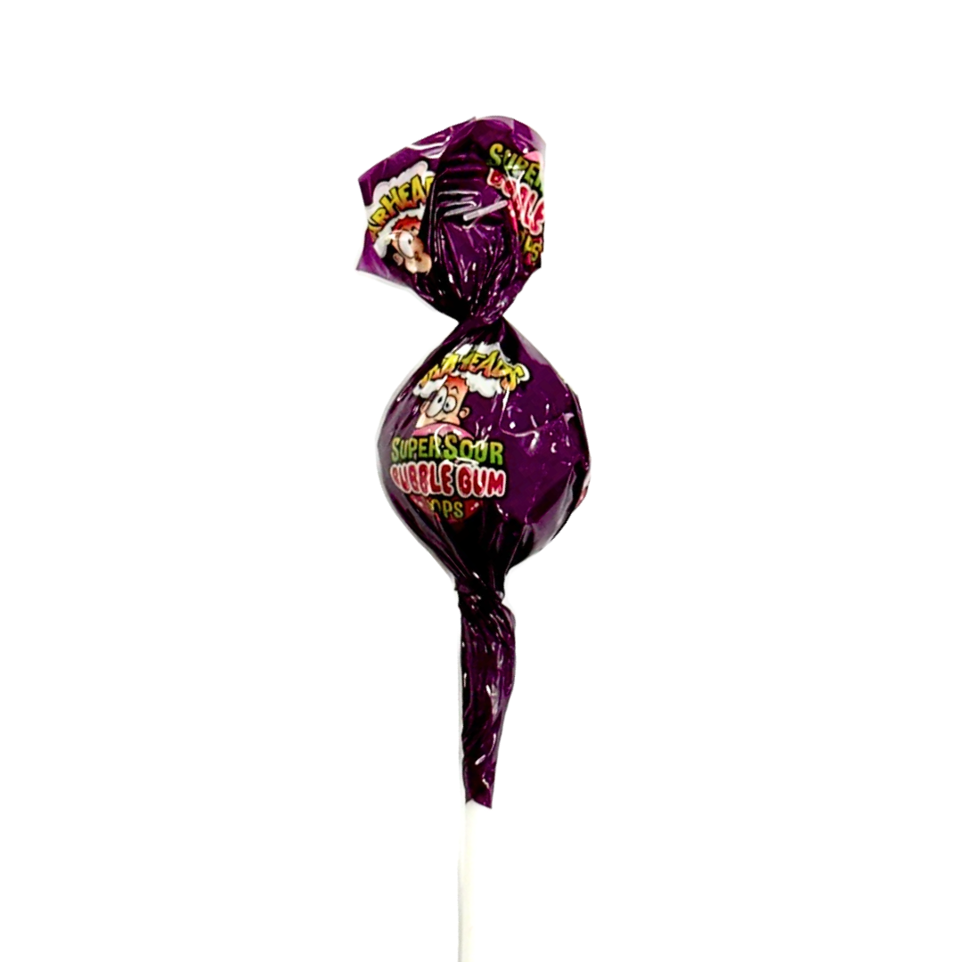 Warheads Super Sour Bubblegum Pops - Grape