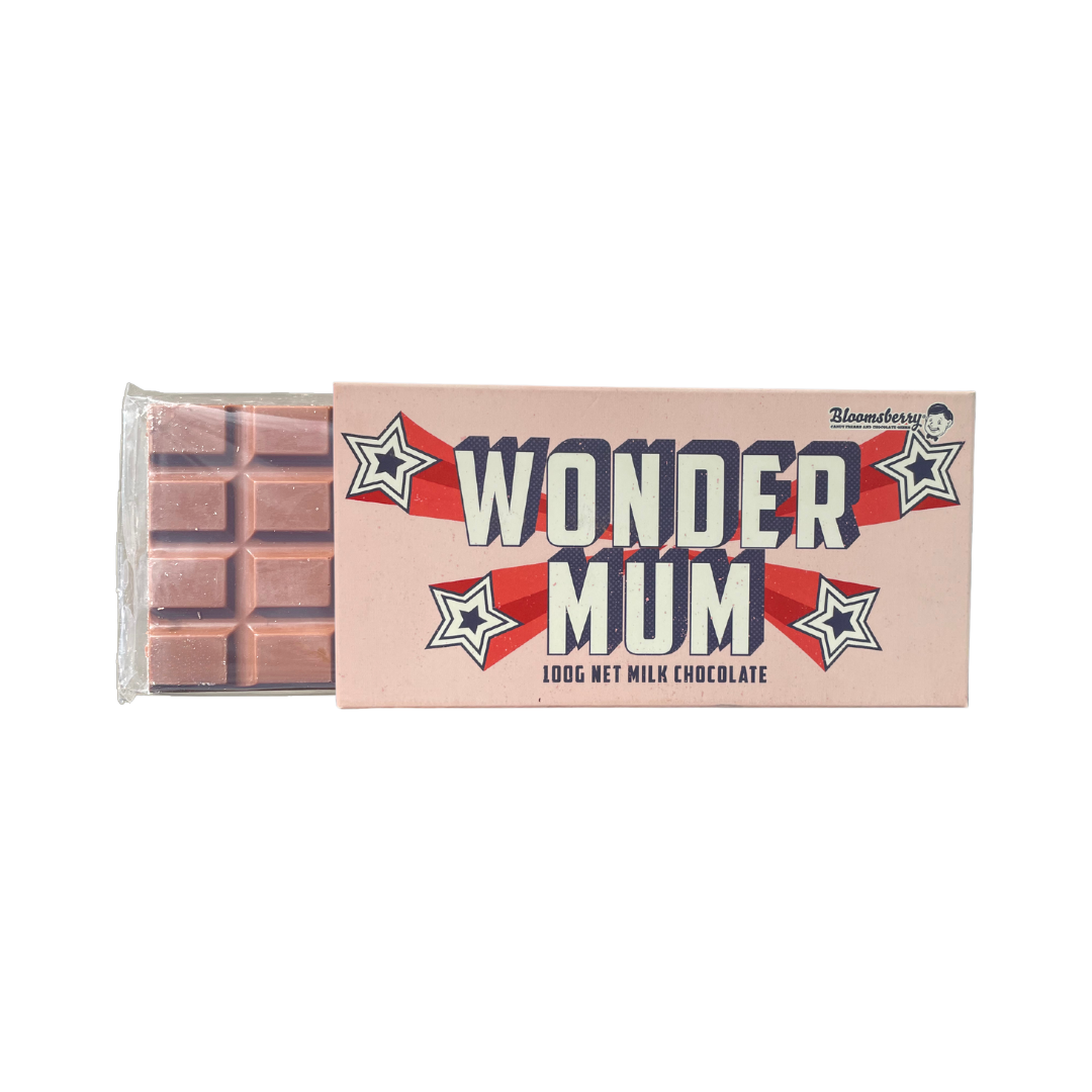 Wonder Mum Milk Chocolate Block 100g