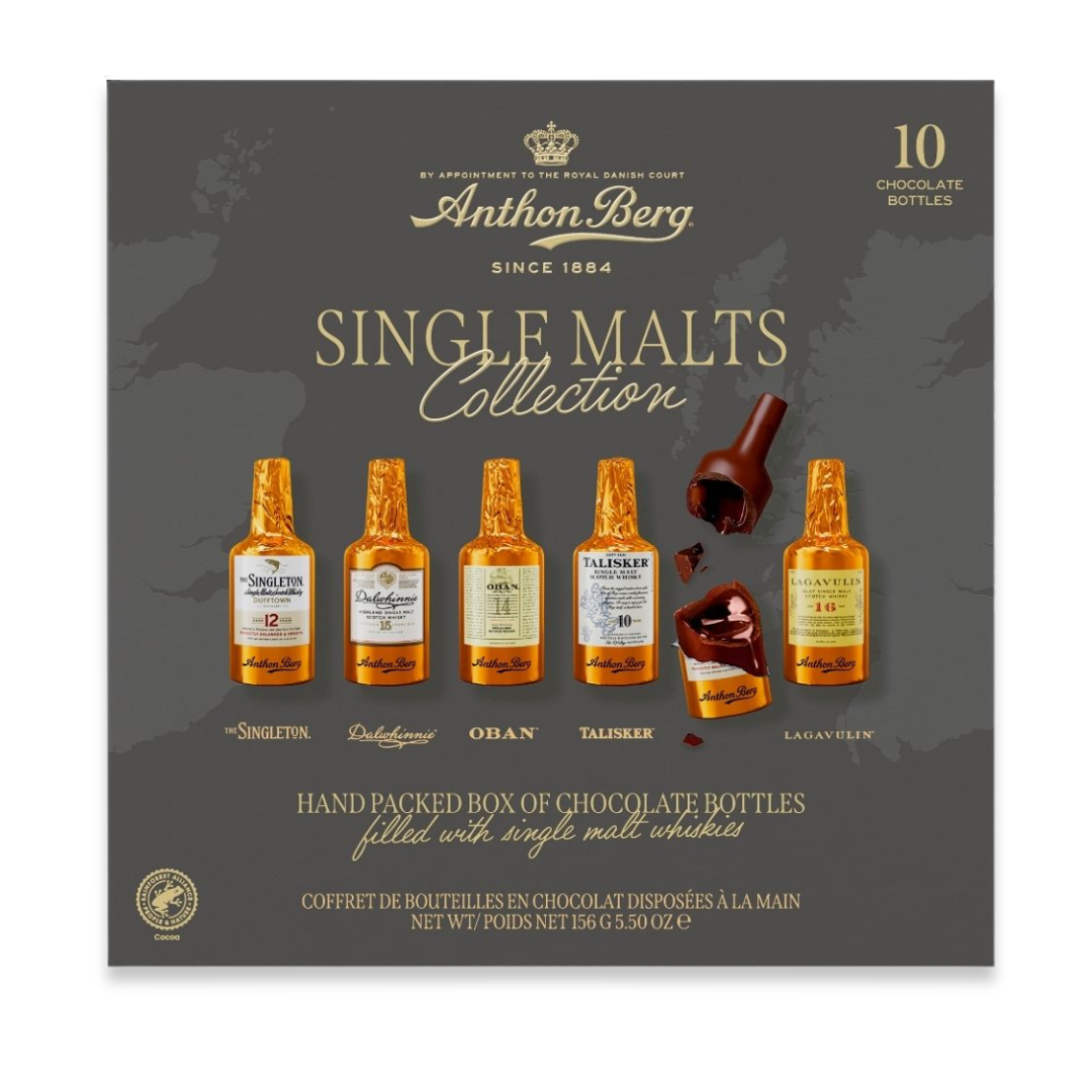 Anthon Berg Single Malts Scotch Collection - 10 piece