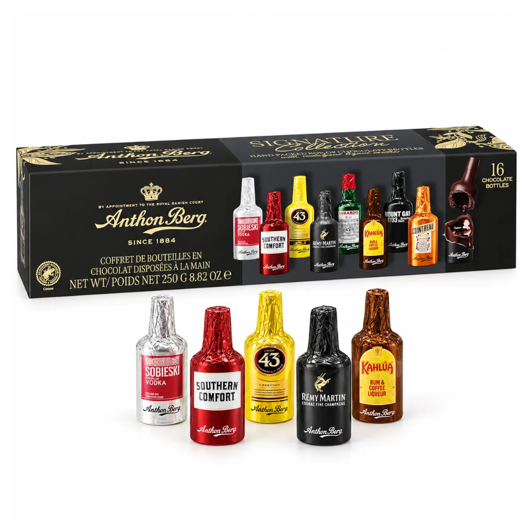 Anthon Berg Signature Liqueur Bottles Collection - 16 piece