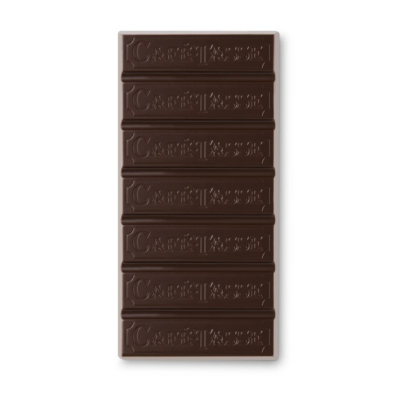 Café-Tasse - Belgian Dark chocolate family bar with almonds - 85g