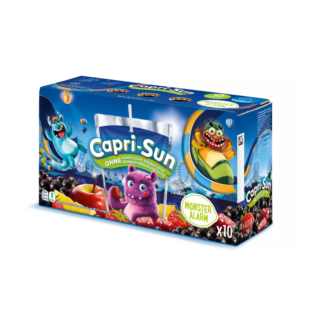Capri-Sun Monster Alarm (Apple, Blackcurrant, Sour Cherry & Lemon) 200ml