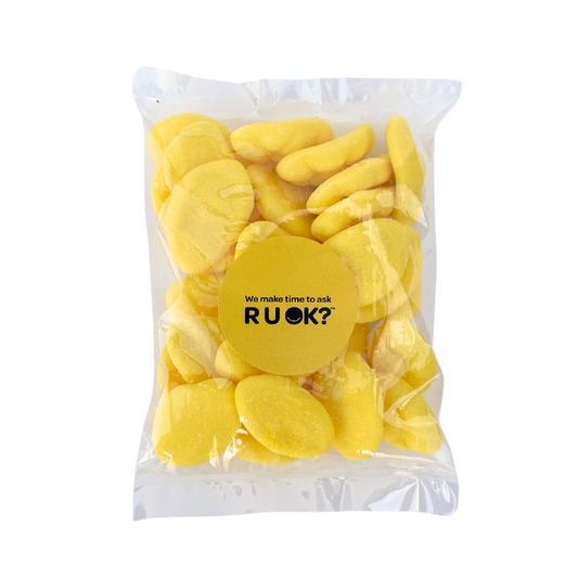 R U OK? Day Banana Clouds Lolly Bag