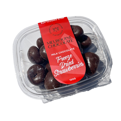 Milk Chocolate Freeze Dried Strawberries - 150g
