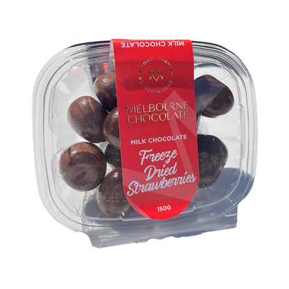 Milk Chocolate Freeze Dried Strawberries - 150g