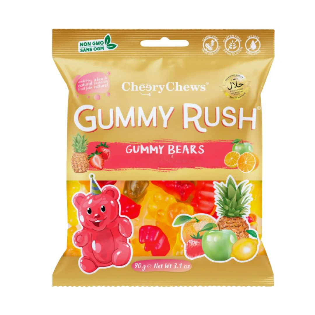 Gummy Rush Gummy Bears 90g Sweet As